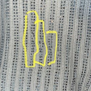 Inc Rhinestone sweater